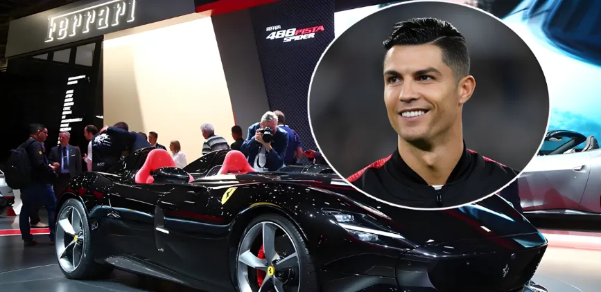 Lamborghini Urus S nằm trong bộ sư tập của Ronaldo